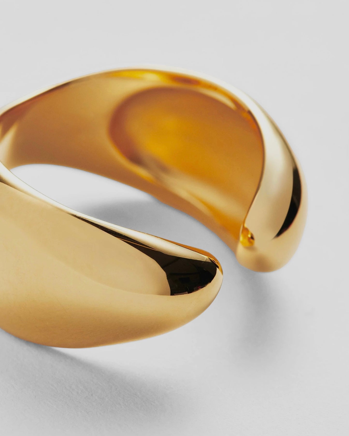 Sculptural Open Band Ring