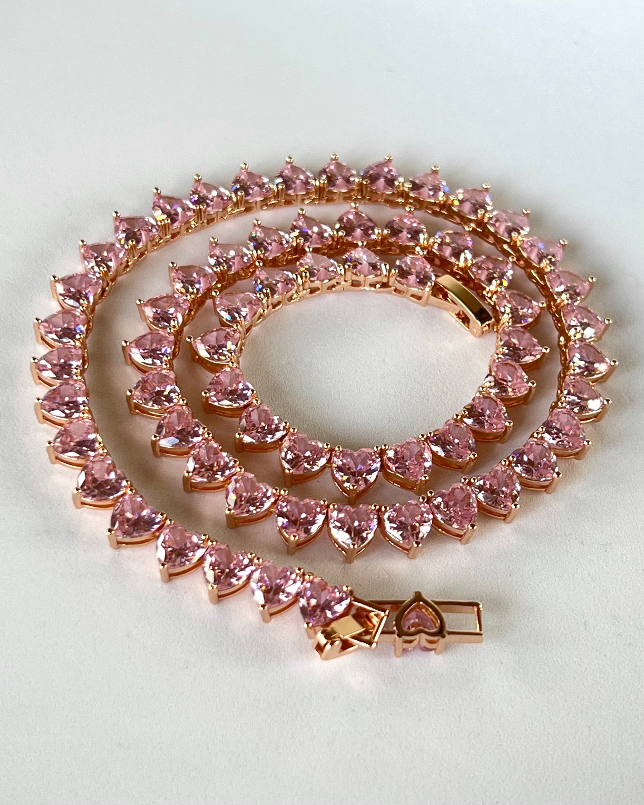 42 SUNS 14-Karat White Gold Pink Sapphire Tennis Necklace for Men | MR  PORTER